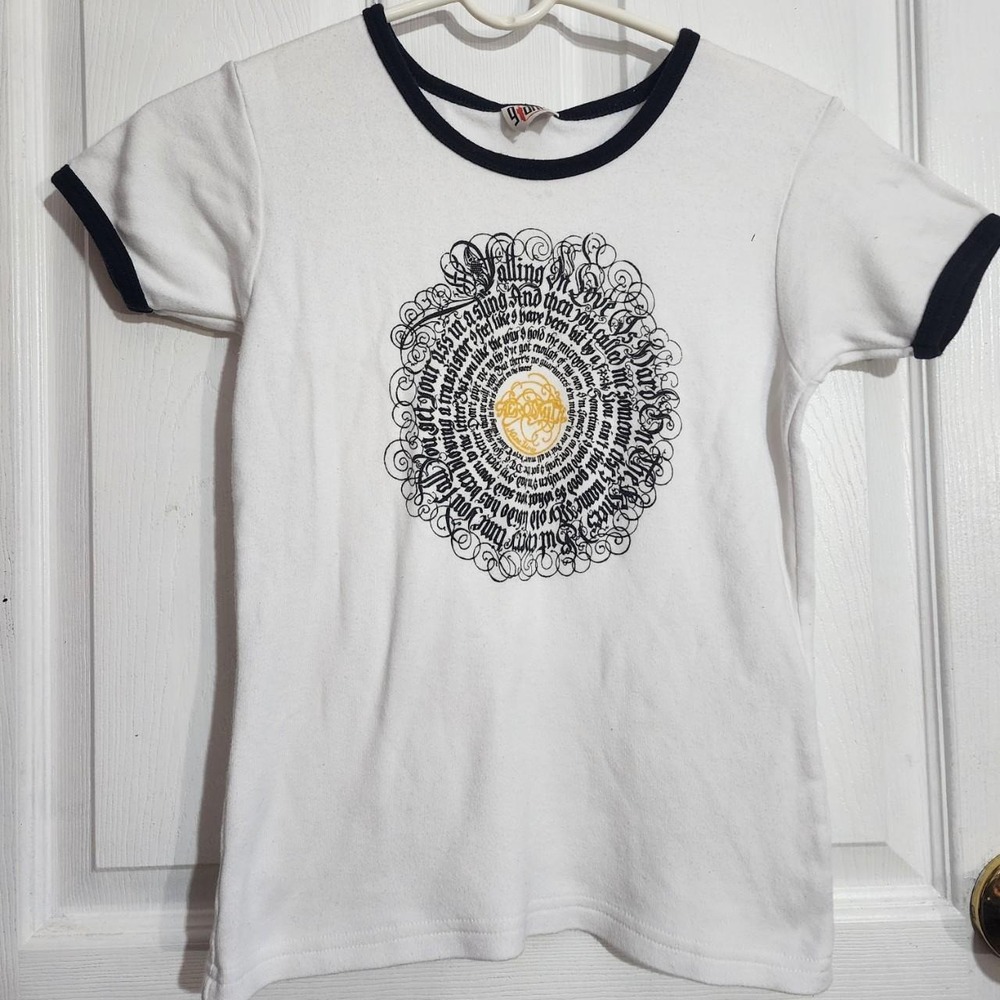 Vintage White Aerosmith Tshirt